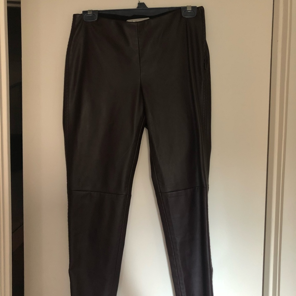 Dark maroon Free People leggings